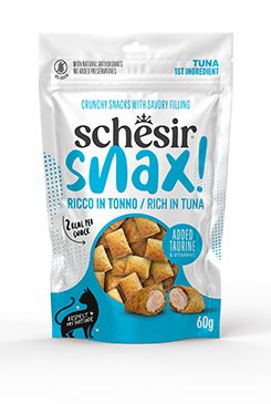 Schesir Cat pochoutka Snax! Tuňákové polštářky 60g