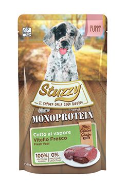 Stuzzy Dog kapsa Monoprotein Puppy Telecí paté 150g