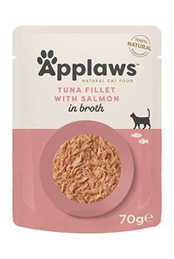 Applaws Cat kapsa Adult Broth tuňák s lososem 70g
