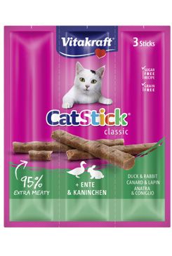 Vitakraft Cat poch. Stick Classic králík+kachna 3x6g