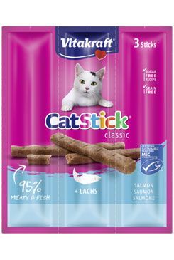 Vitakraft Cat poch. Stick Classic losos 3x6g