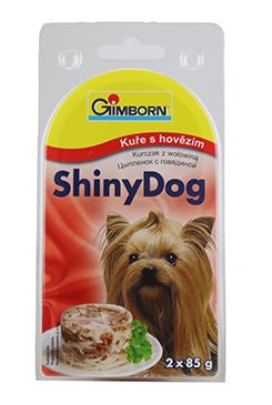 Gimborn ShinyDog konz. kuře&hovězí 2x85g