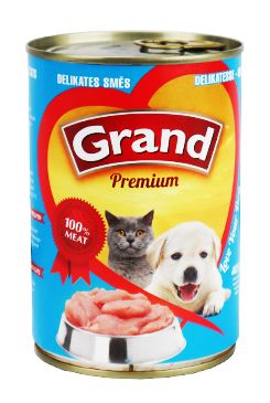GRAND Dog konz. Premium Puppy delikates směs 405g