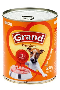GRAND Dog konz. Premium krocan 850g