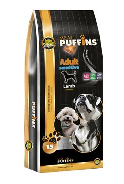 Puffins Dog Adult Sensitive Lamb 15kg