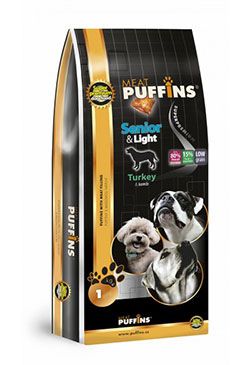 Puffins Dog Senior&Light Turkey 1kg