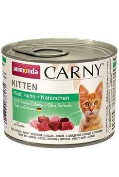 Animonda kočka CARNY konz. Kitten drůbeží/králík 200g
