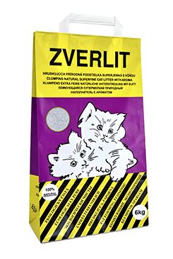 ZVERLIT Podestýlka fialová,superjemná s vůní,kočka6kg