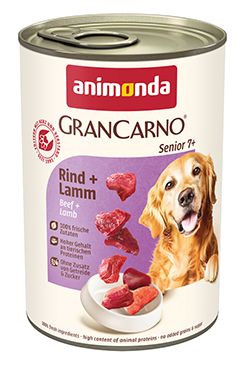 Animonda pes GRANCARNO konz. Senior hovězí/jehněčí400g