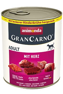 Animonda pes GRANCARNO konz. Adult se srdcem 800g