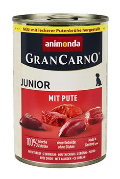 Animonda pes GRANCARNO konz. Junior krůtí maso 400g