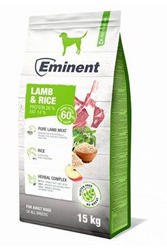 Eminent Dog High Premium Lamb Rice 15kg