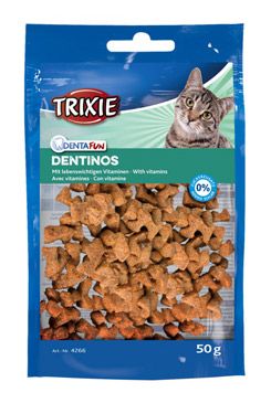 Pochoutka Dentafun DENTINOS pro kočky 50g TR