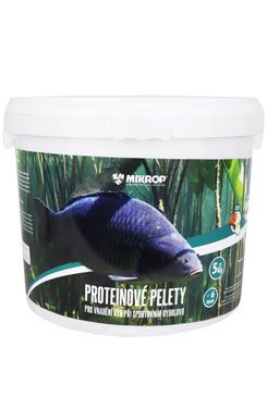 Mikrop Proteinové pelety pro kapry 6mm/5kg Jahoda