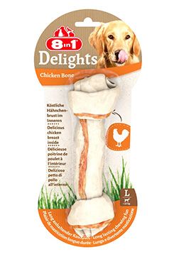 Pochoutka 8in1 Delights Chicken Bone L/1ks