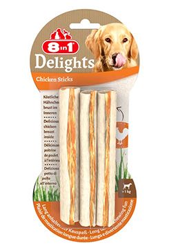 Pochoutka 8in1 Delights Chicken Sticks 3ks