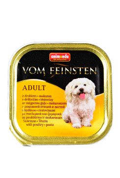 Animonda pes VF paštika Adult drůbež/těstoviny 150g