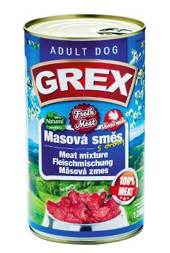 GRAND Dog konz. Grex Adult masová směs 1280g