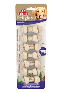 Pochoutka 8in1 Delights Beef Bones XS/7ks
