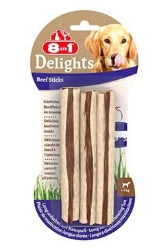 Pochoutka 8in1 Delights Beef Sticks 3ks