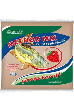 Mikrop Method mix pro ryby jahoda - konopí 2kg