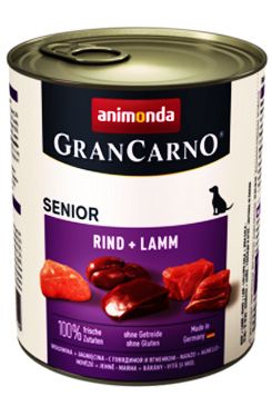 Animonda pes GRANCARNO konz. Senior hovězí/jehněčí800g