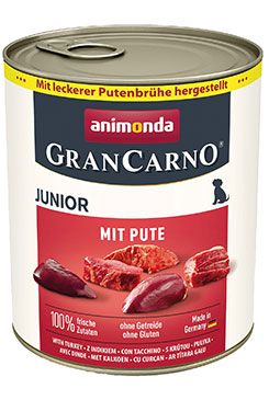 Animonda pes GRANCARNO konz. Junior krůtí maso 800g