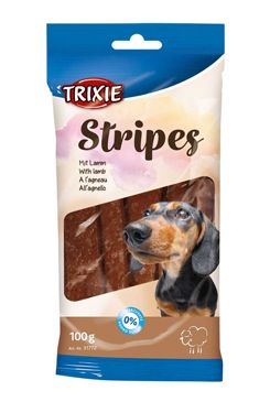 Pochoutka Snack STRIPES jehněčí pro psy 10ks/100g TR