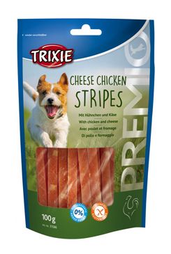 Pochoutka Premio CHICKEN CHEESE STRIPES pro psy 100gTR