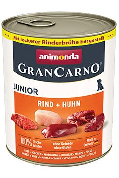 Animonda pes GRANCARNO konz. Junior kuře/hovězí 800g