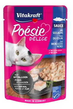 Vitakraft Cat Poésie Délice Sauce kapsa treska tm. 85g