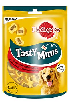 Pedigree poch.Tasty Minis Chewy Slices hov,drůbež 155g