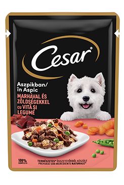 Cesar Tasty kapsa hovězí se zeleninou v želé 100g