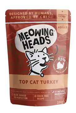 MEOWING HEADS Top Cat Turkey kapsa 100g