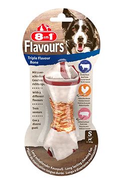 Pochoutka 8in1 Flavours Triple Flavour Bone S/1ks