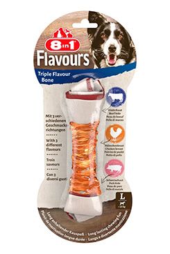 Pochoutka 8in1 Flavours Triple Flavour Bone L/1ks